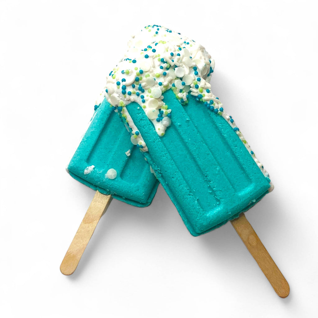Bombe de bain en forme de glace - Bleu sarcelle