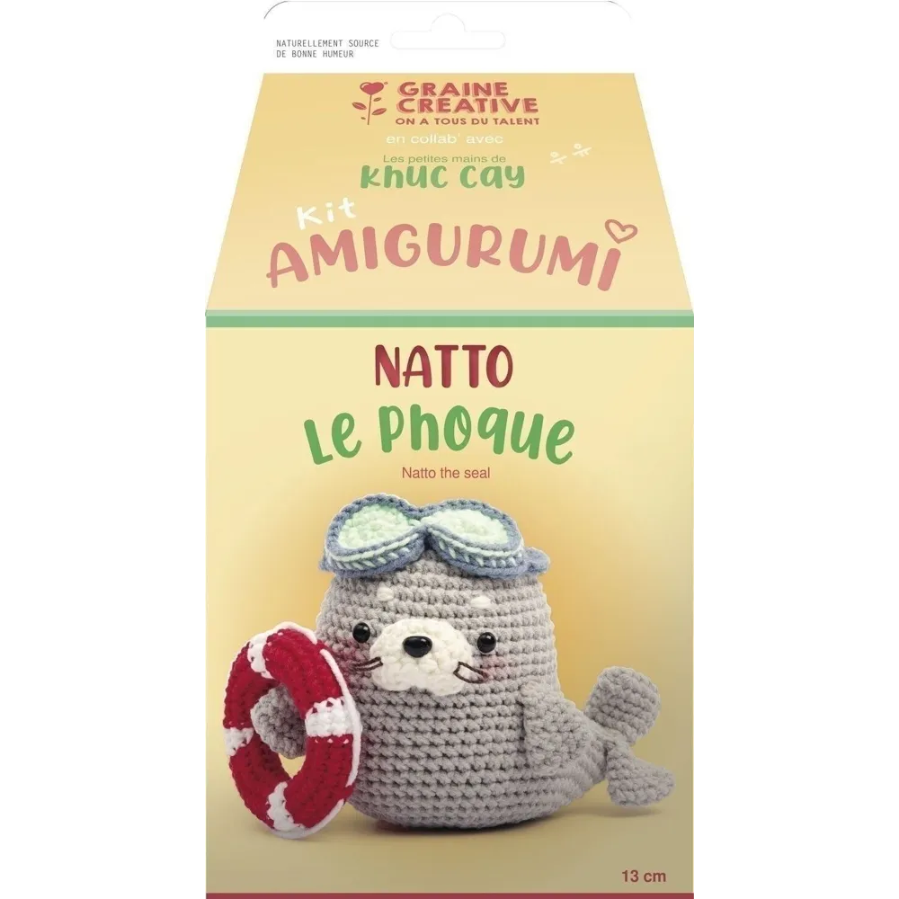 Kit Amigurumi Natto le phoque