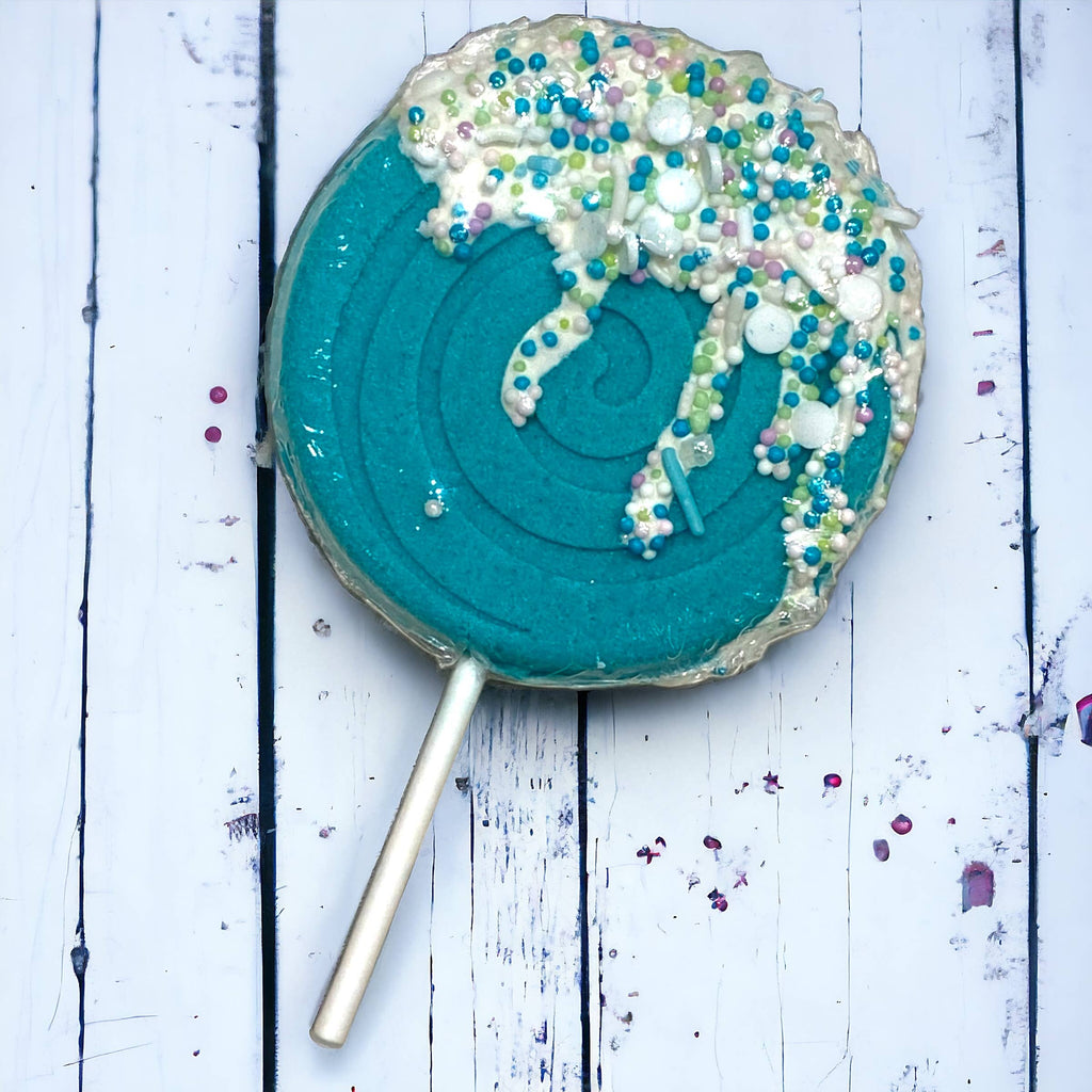 Boule de bain Lollipop bleu sarcelle