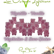 Oursons infusions Myrtille Vanille