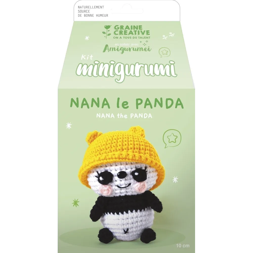 Kit Minigurumi Nana le panda