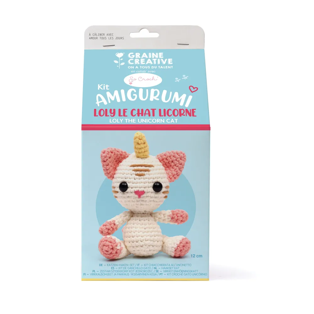Kit Amigurumi Loly le chat licorne