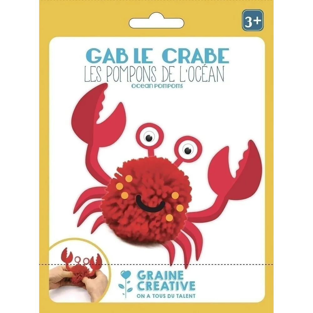 Kit pompom Gab le crabe