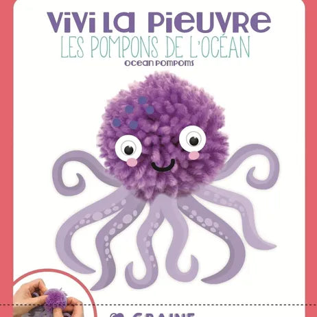 Kit pompom Vivi la pieuvre