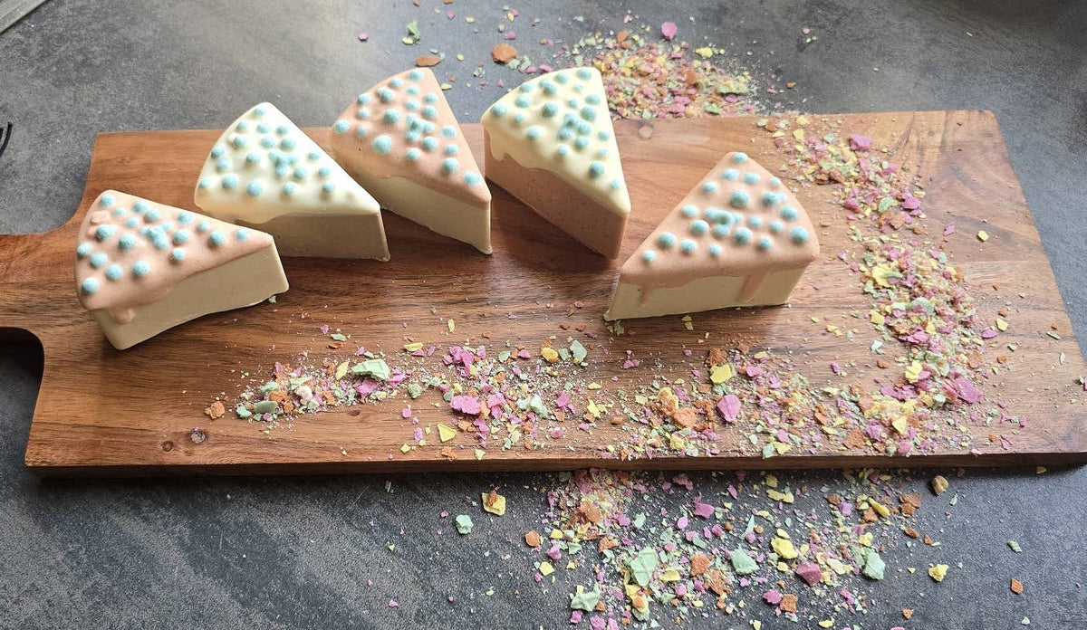 BlueberryCheesecake garni en boîte gâteau