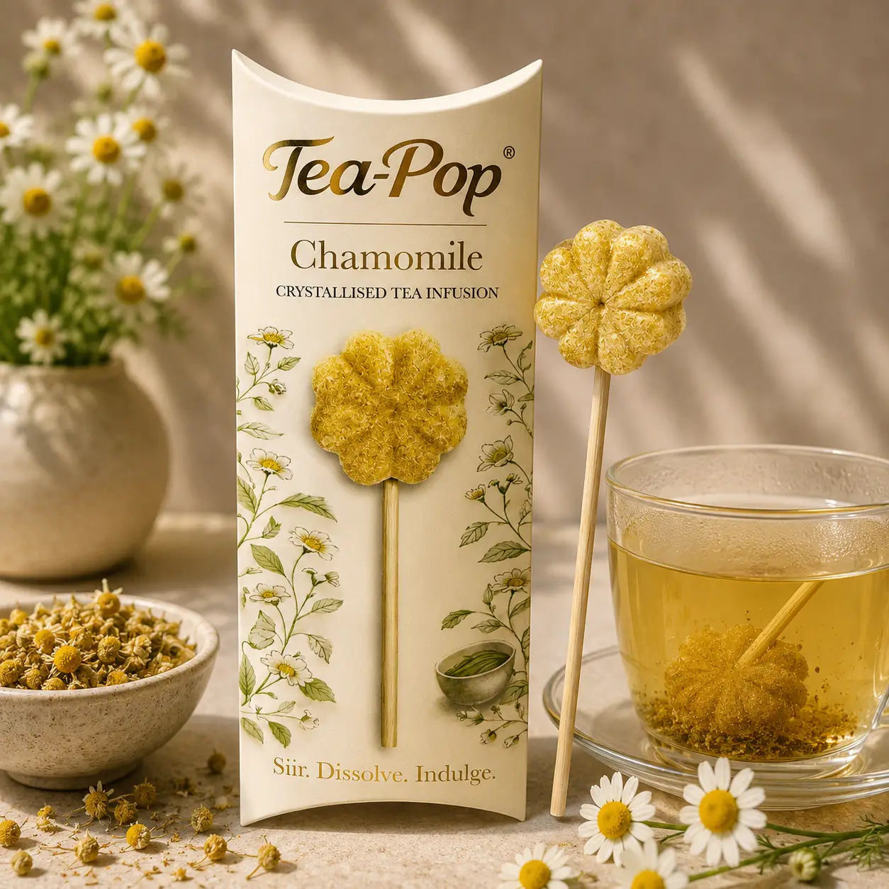 Tea-pop camomille