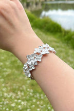 Bracelet fleurs coloré avec élastique 324CP22