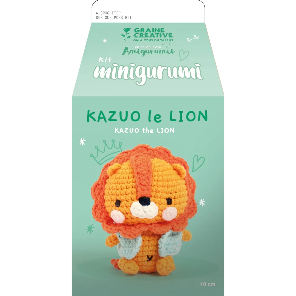 Kit Minigurumi Kazuo le lion