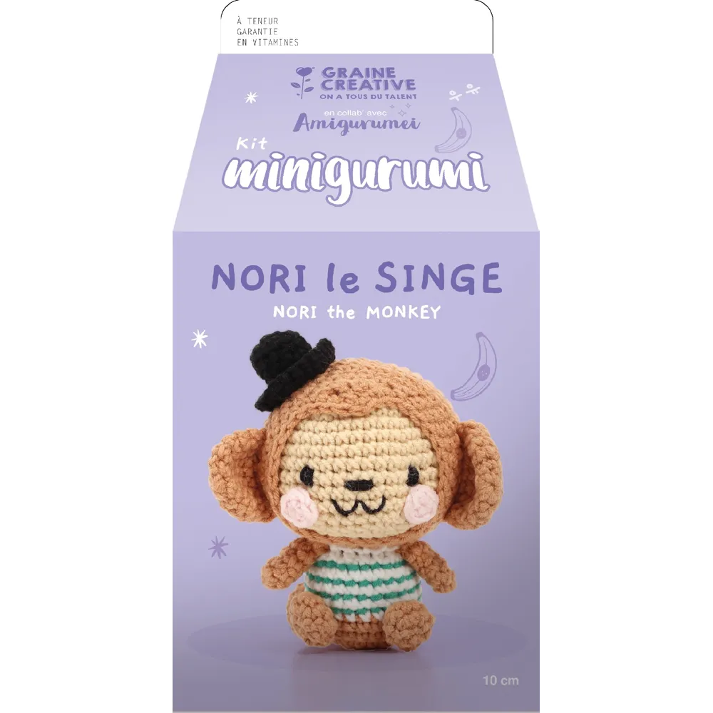 Kit Minigurumi Nori le singe