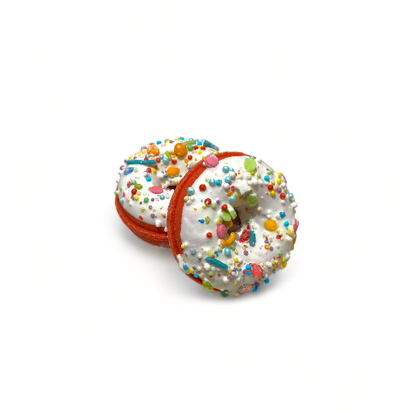 Bombe de bain Donut - Orange rouge