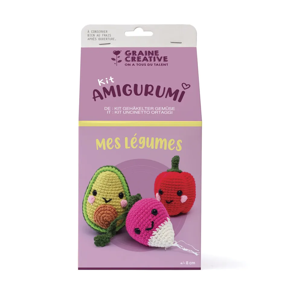 Kit Amigurumi Mes légumes
