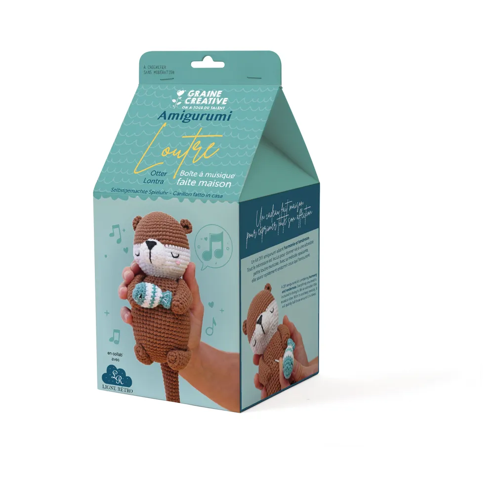 Kit Amigurumi Loutre musicale