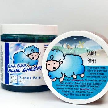 Slime pour bain moussant - Myrtille