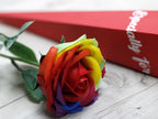 rose en savon