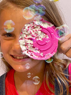 Bombe de bain lollipop - rose