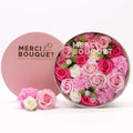 Boîte ronde fleurs de savon