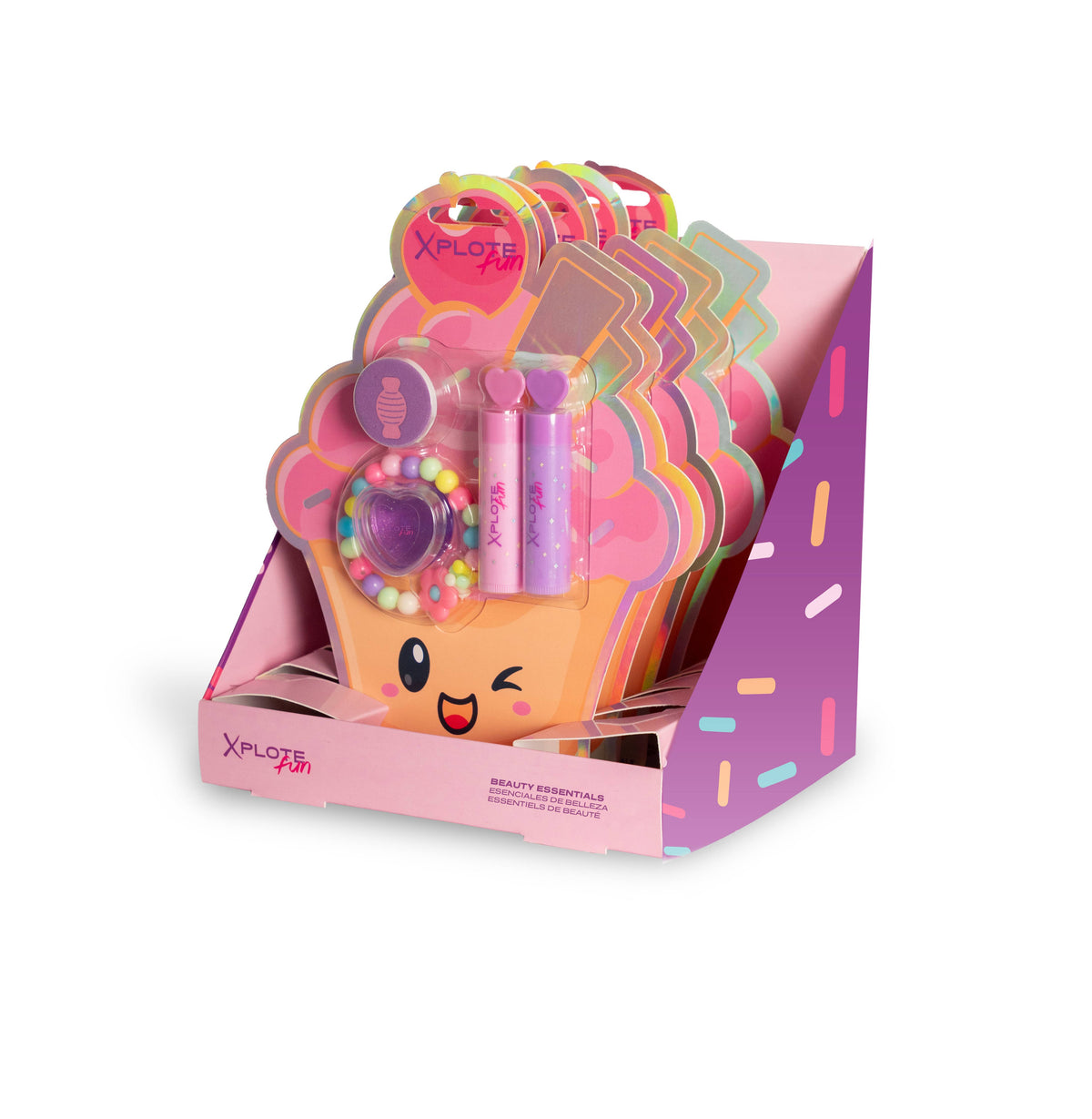 XPLOTE FUN YUMMY CUPCAKE BEAUTY ESSENTIALS