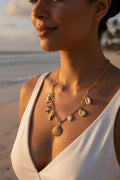 Collier en acier inoxydable à breloques  coquillages