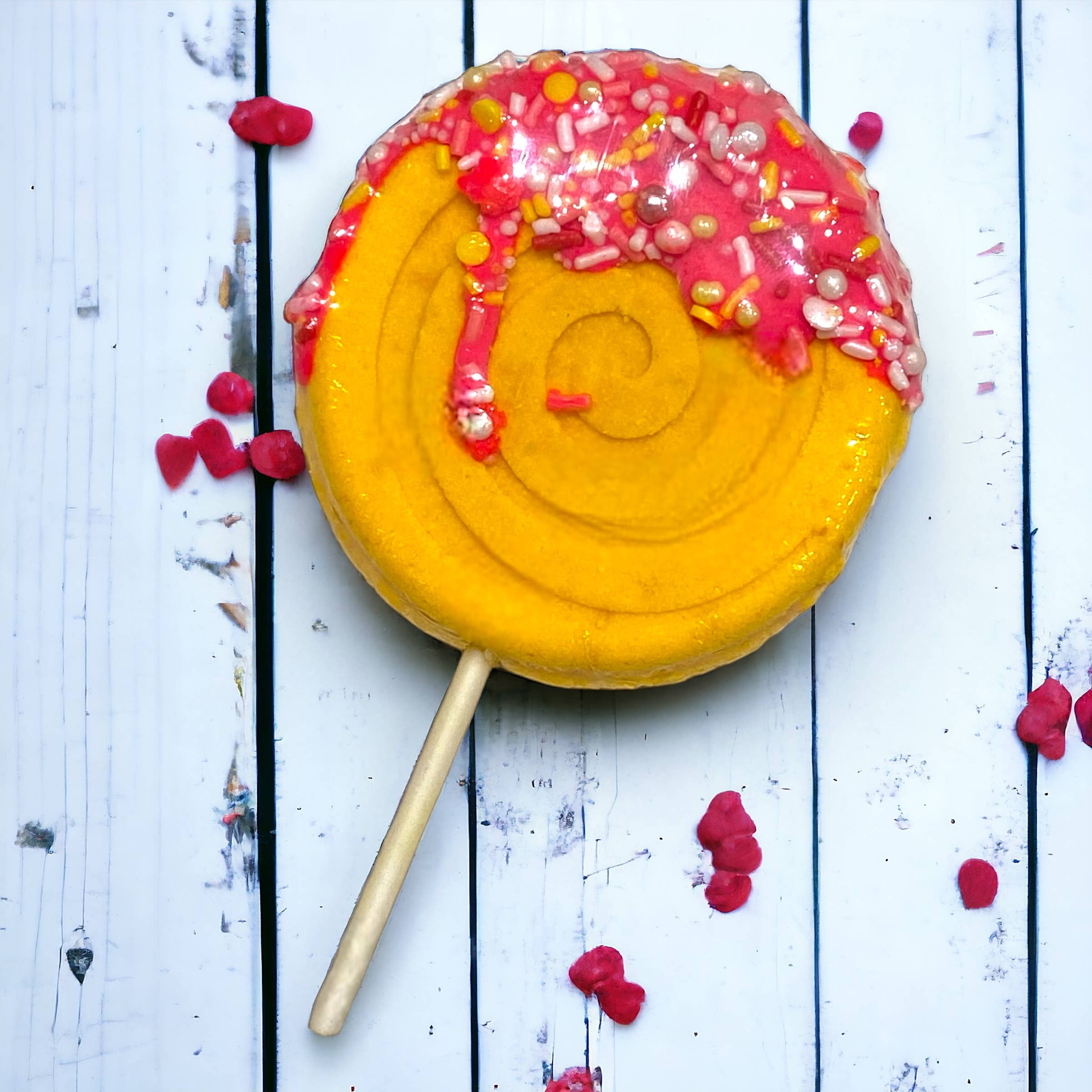 Bombe de bain Lollipop - Jaune
