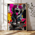 Décoration murale - Chat punk