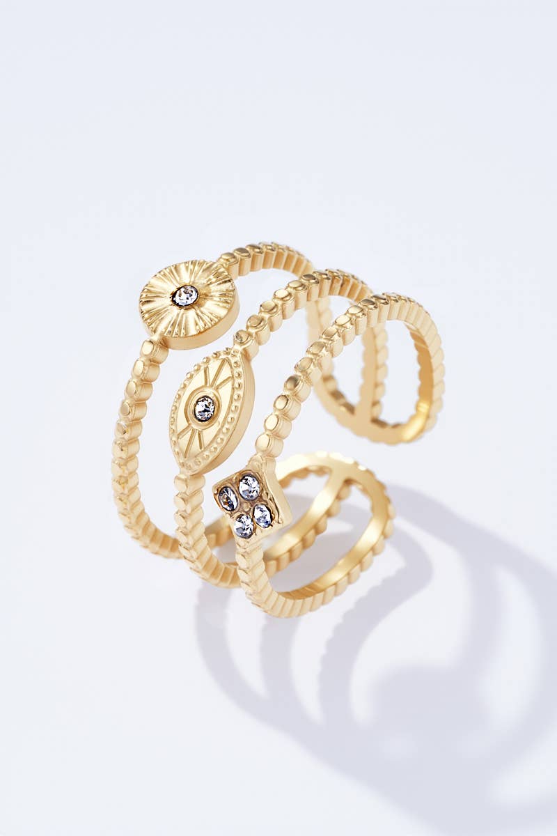 Bague en acier inoxydable 424RX114