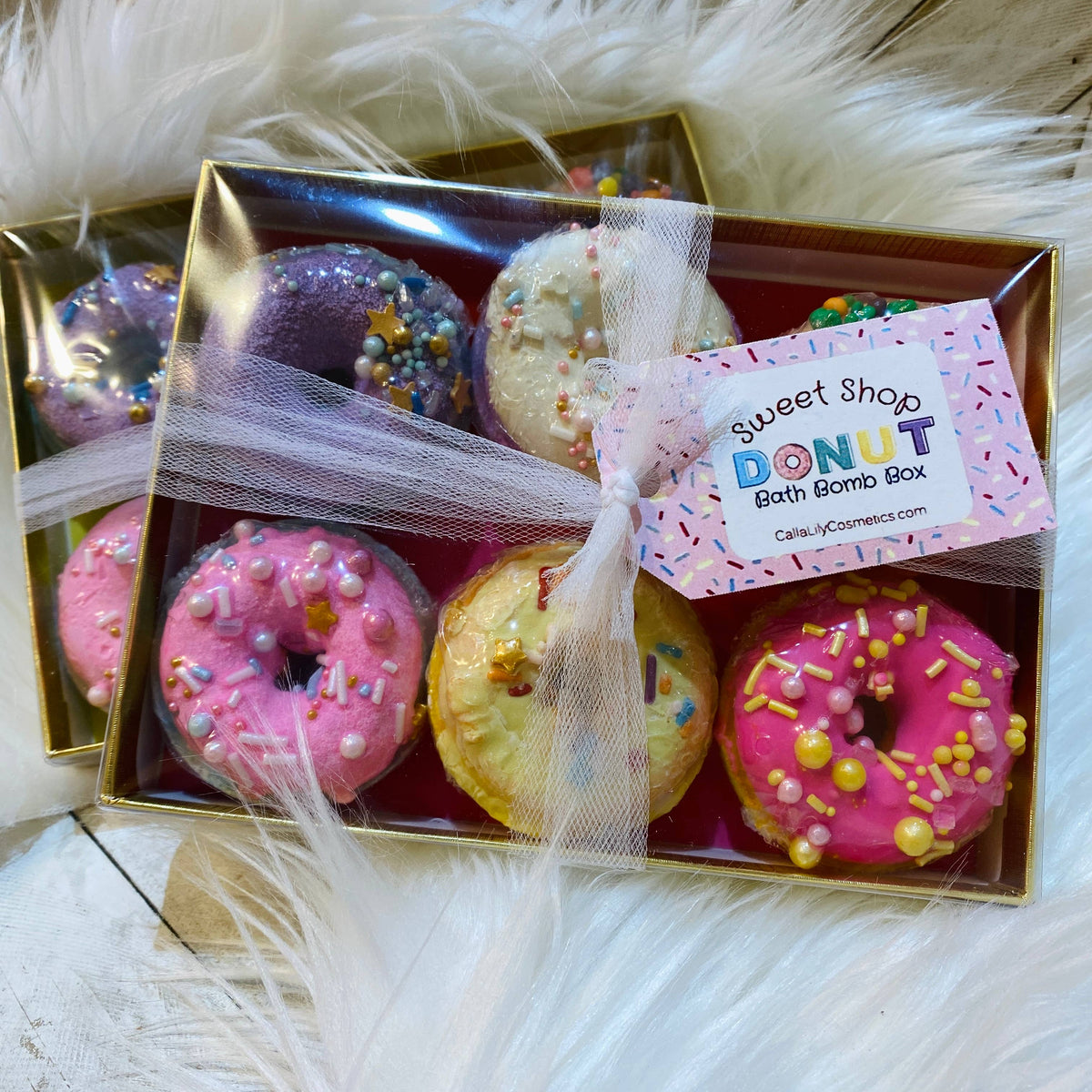 Boîte de bombes de bain donuts assortiment Sweet Shop