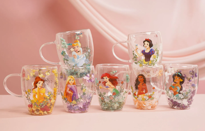 Tasse florale princesse