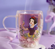 Tasse florale princesse Blanche Neige