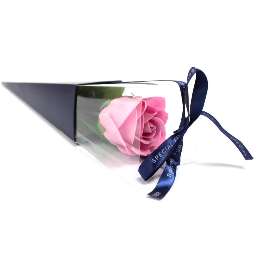 rose en savon