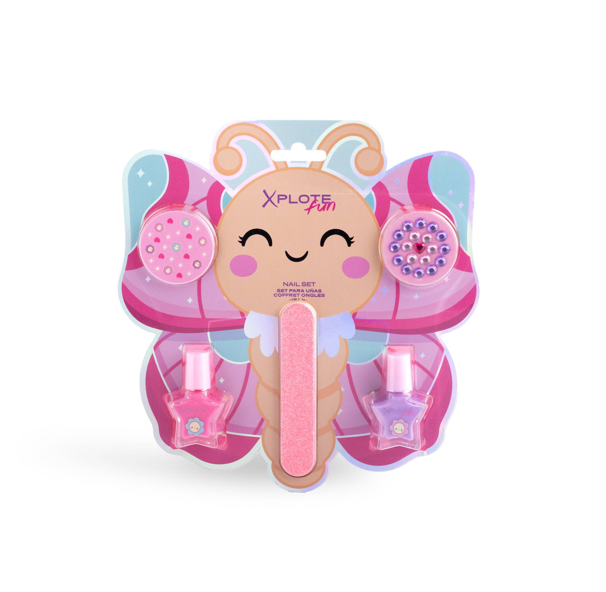 XPLOTE FUN HAPPY BUTTERFLY TRIO DE VERNIS À ONGLES