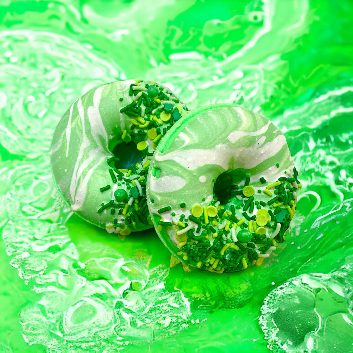 Bombe de bain Donut - Vert