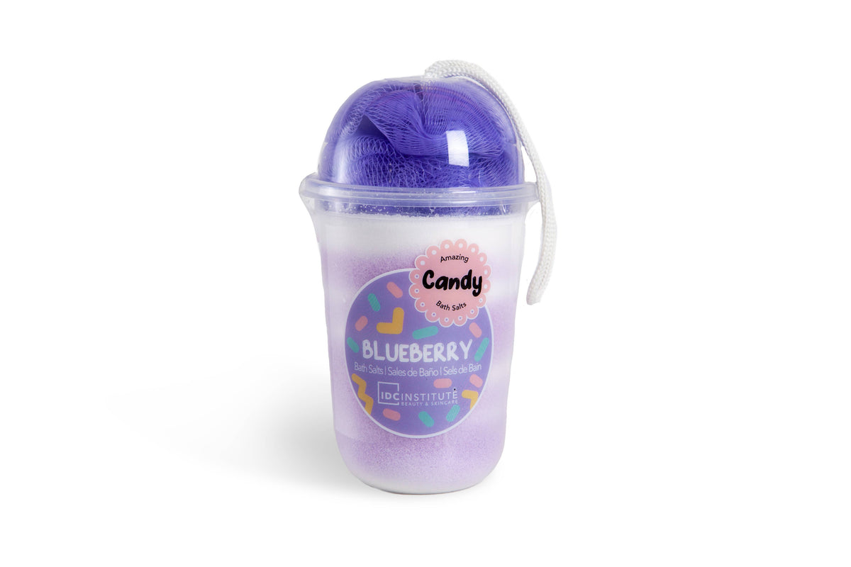 Pack Candy Idc Institute : Sels de bain 570 g et éponge assortie