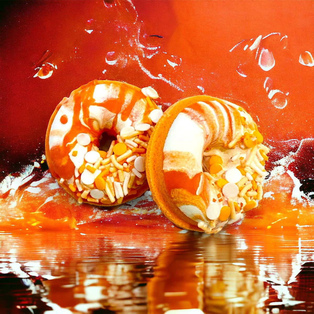 Bombe de bain Donut - Orange