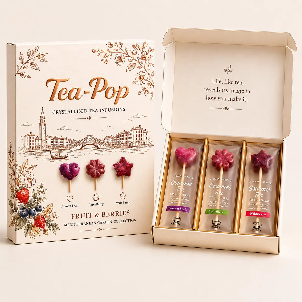 Coffret tea-pop fruit & berries