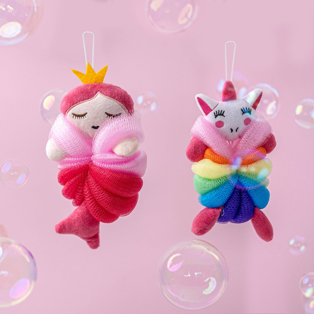 Éponge Martinelia en forme de sirène et licorne