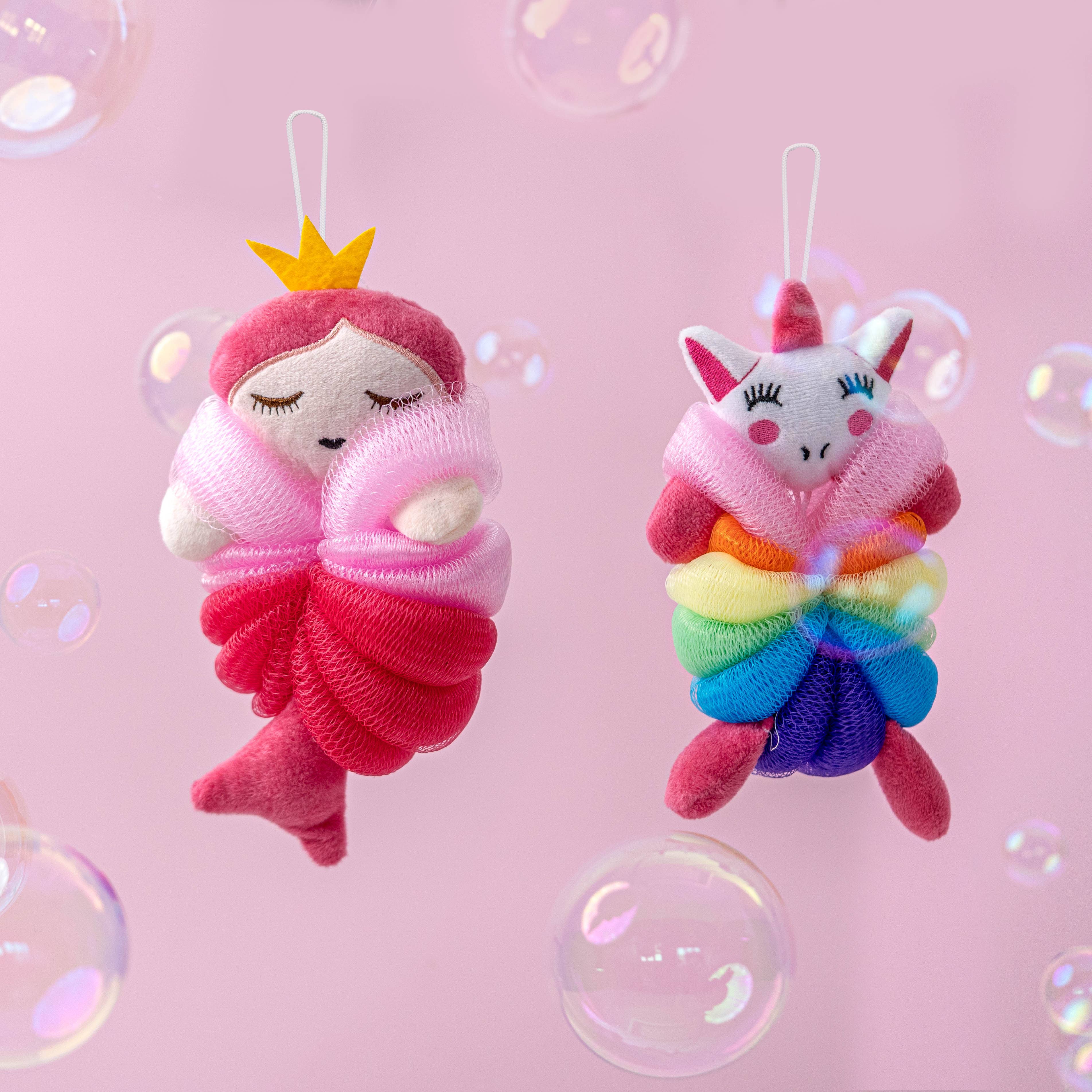 Éponge Martinelia en forme de sirène et licorne