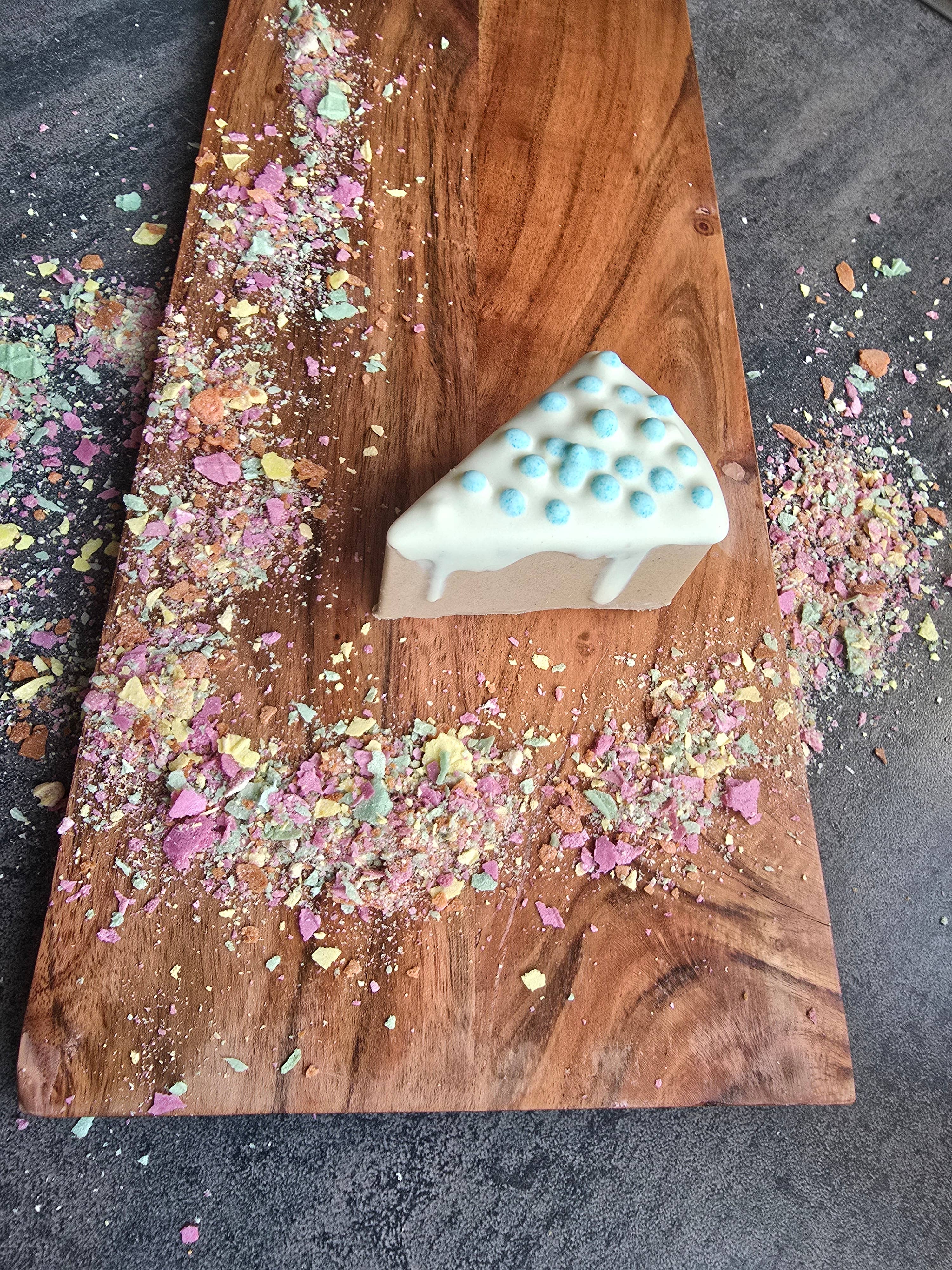 BlueberryCheesecake garni en boîte gâteau