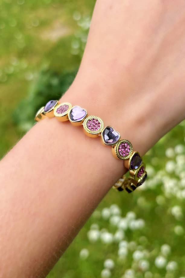 Bracelet strassé coloré 324CP20